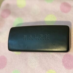 Ralph Lauren Eyeglasses Case - Black hard shell with velvet interior CASE ONLY